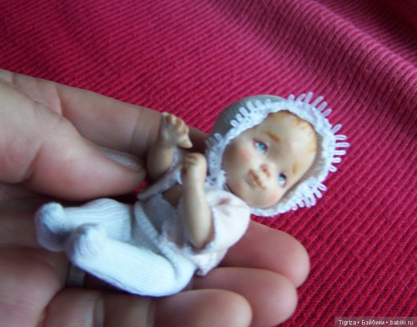 Невеличка — Авторские миниатюрные куклы: лепка