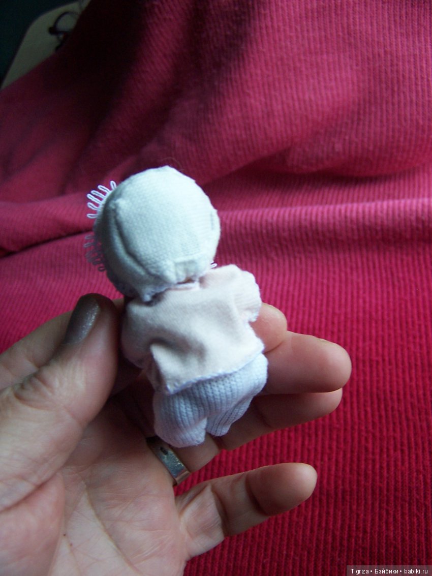 Невеличка — Авторские миниатюрные куклы: лепка (фото 8)