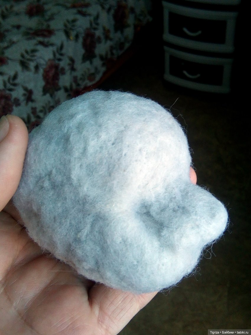 Шьем вместе. Текстильного младенца. Часть 2. Носик (фото 6)