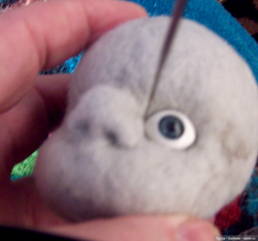 Шьем вместе. Текстильного младенца. Часть 3. Глазки, лобик