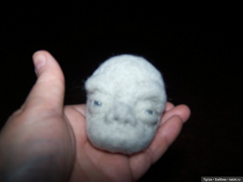 Шьем вместе. Текстильного младенца. Часть 3. Глазки, лобик (фото 9)