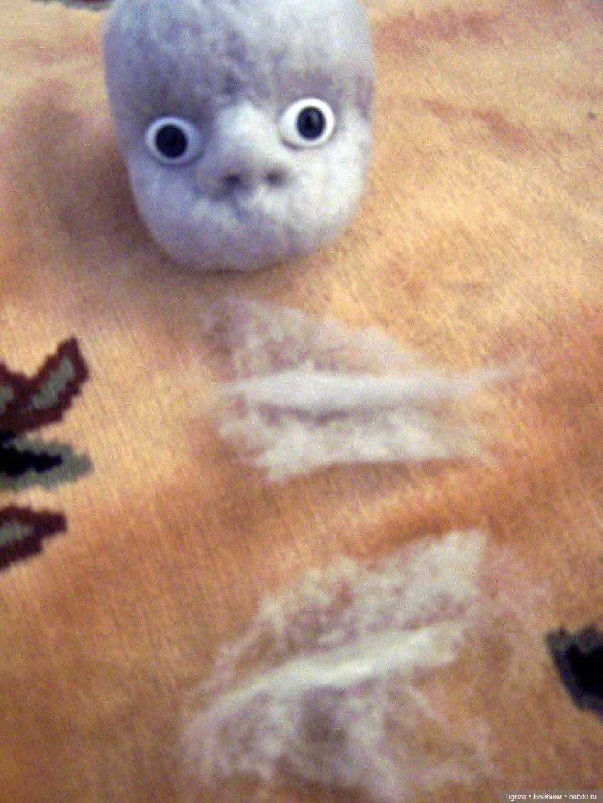 Шьем вместе. Текстильного младенца. Часть 3. Глазки, лобик (фото 4)