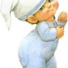 Шьем вместе. Текстильного младенца. Часть 3. Глазки, лобик