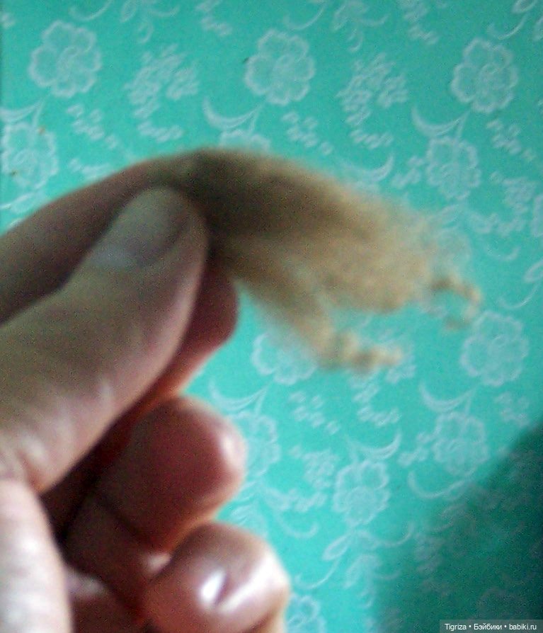 Шьем вместе. Текстильного младенца. Часть 7. Вживление волос (фото 5)