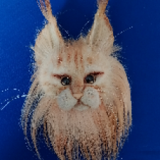 Брошка - кот
