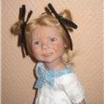 Солнечная девочка. Коллекционная кукла фирмы Цвергназе