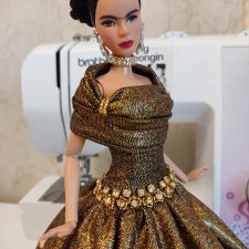 Платье для куклы Барби и  FR