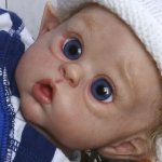 Белокурый гномик реборн