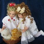 Красоты много не бывает.Редкие коллекционные куклы американского автора Cheri McAfooes for Lloyd Middleton."...рыжий кот...белый кот..."