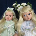 Красоты много не бывает. Редкие коллекционные куклы Cheri McAfooes for Lloyd Middleton. "..беленькие кисоньки..."