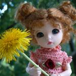 Весенние хлопоты Росинки - куколка bjd