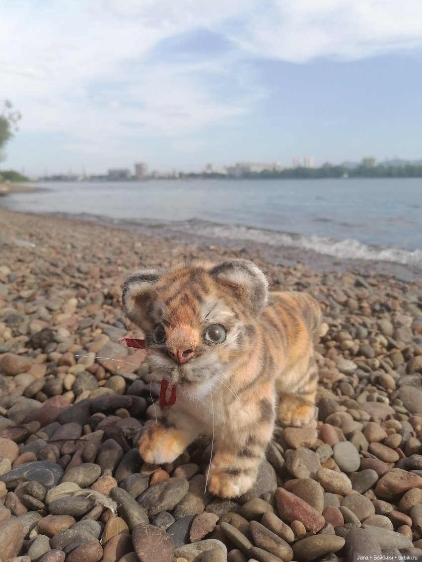 Девочка и тигры — Авторские игрушки из разных материалов: синельная проволока (фото 2)