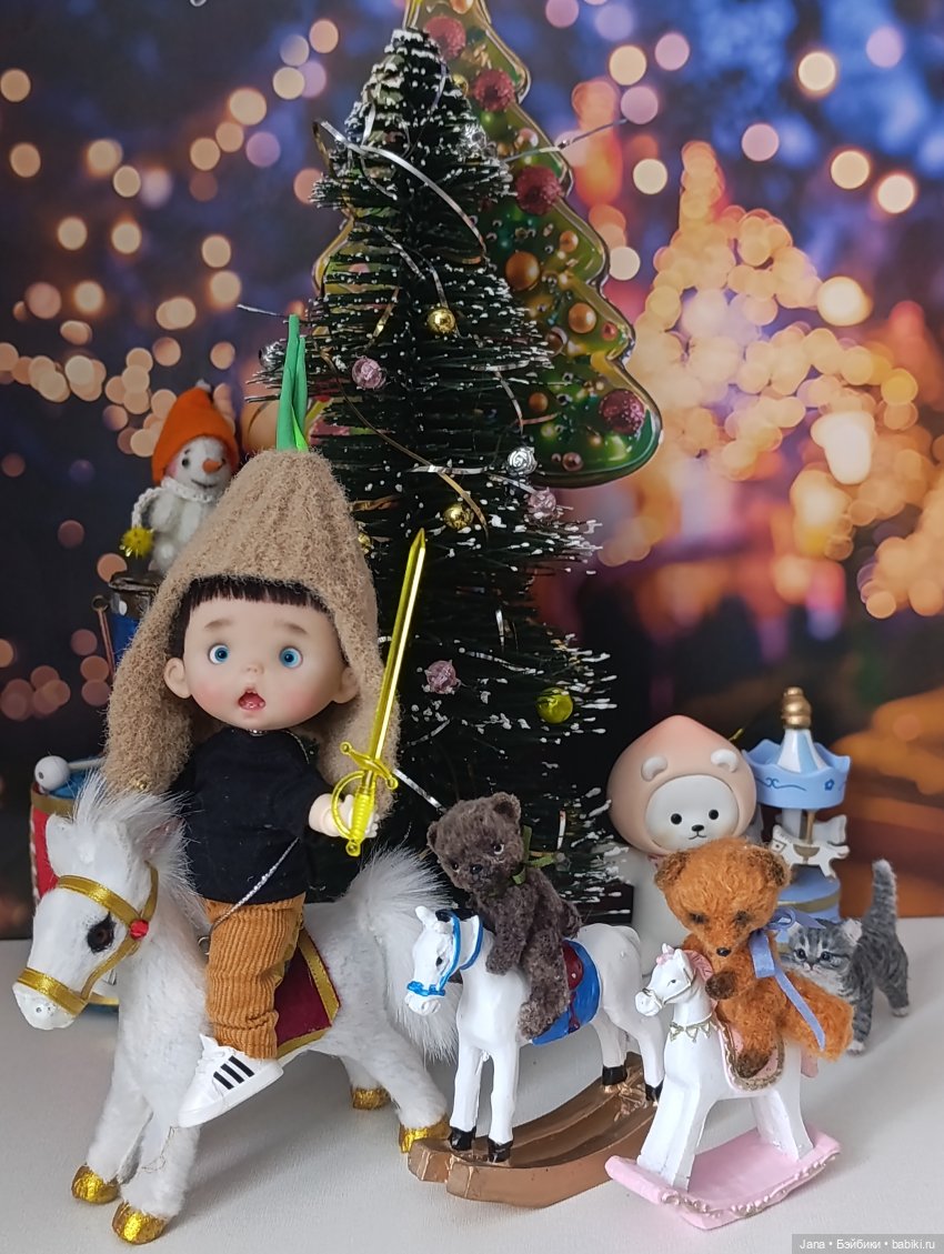 Малышня у Ёлки | Бэйбики Малышня у Ёлки — Новый год и Рождество: праздничные фото кукол (фото 5)