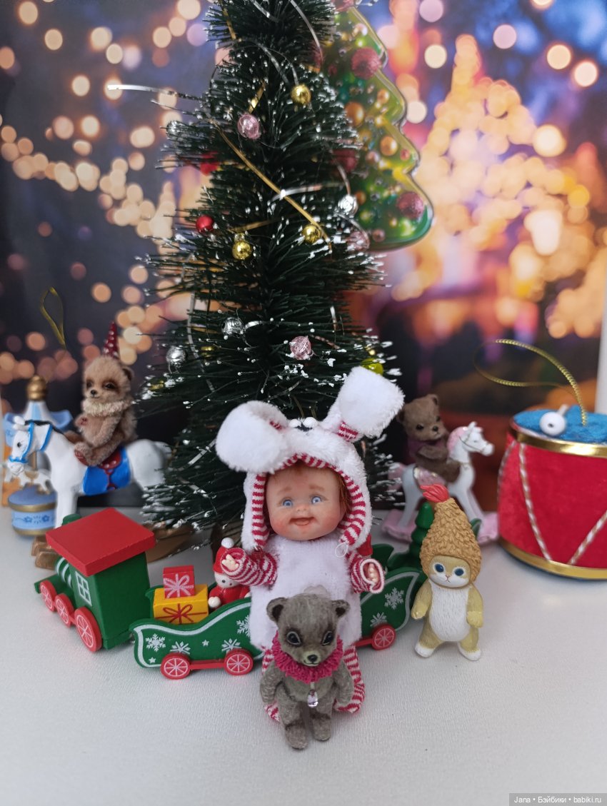 Малышня у Ёлки | Бэйбики Малышня у Ёлки — Новый год и Рождество: праздничные фото кукол