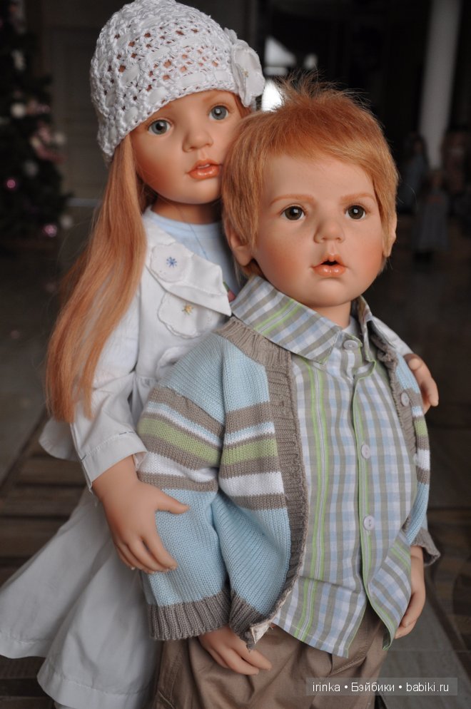 Старшая сестра. Коллекционные куклы Hildegard Gunzel - Солвейг и Флориан (фото 5)