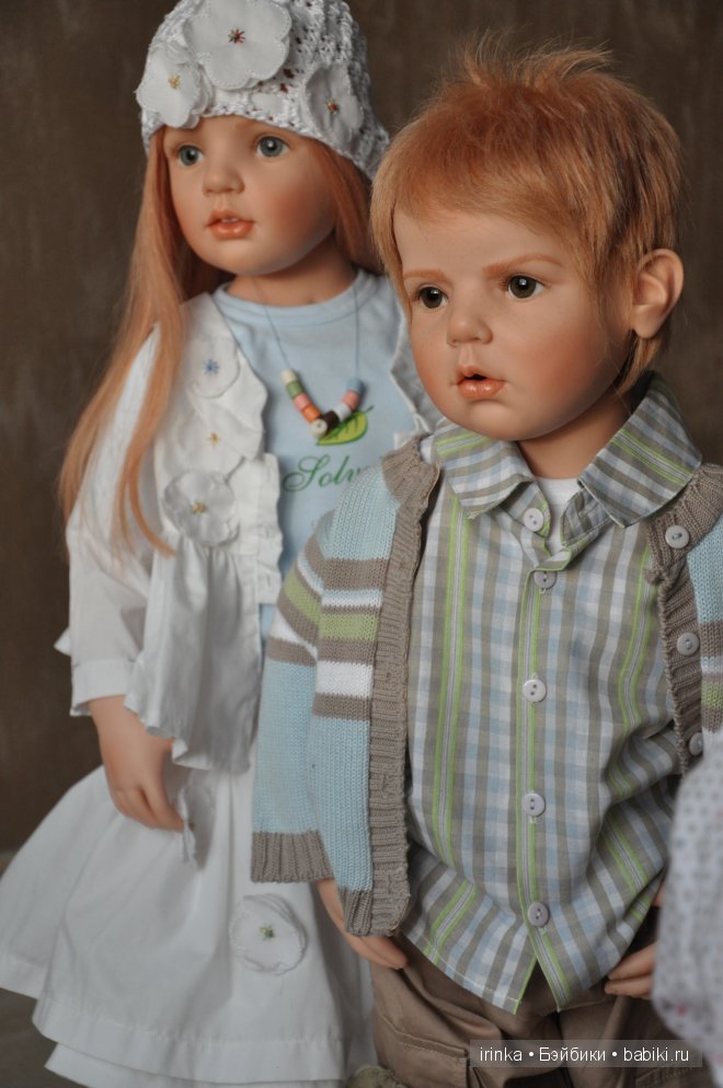 Старшая сестра. Коллекционные куклы Hildegard Gunzel - Солвейг и Флориан (фото 2)