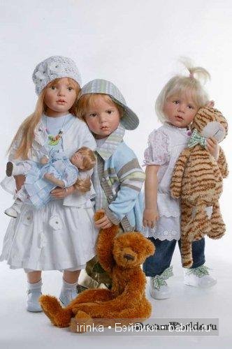 куклы Hildegard Gunzel - Солвейг и Флориан