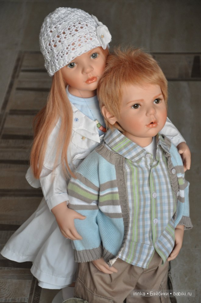 Старшая сестра. Коллекционные куклы Hildegard Gunzel - Солвейг и Флориан (фото 6)
