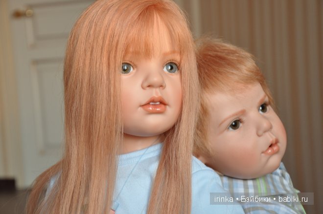 Старшая сестра. Коллекционные куклы Hildegard Gunzel - Солвейг и Флориан