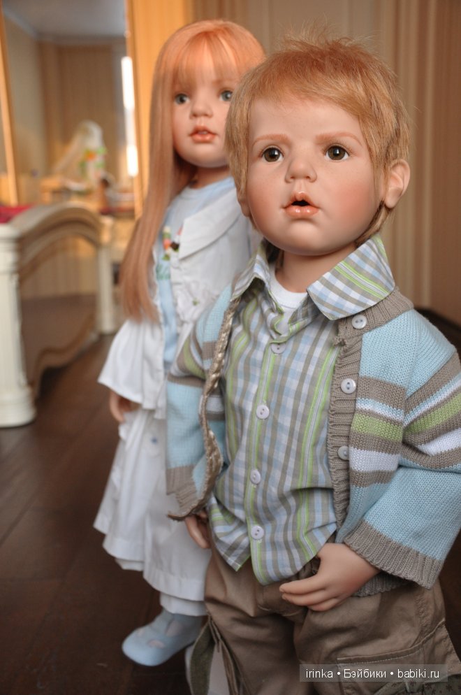 Старшая сестра. Коллекционные куклы Hildegard Gunzel - Солвейг и Флориан