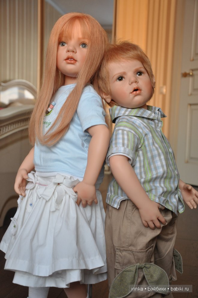 Старшая сестра. Коллекционные куклы Hildegard Gunzel - Солвейг и Флориан