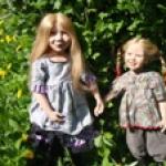 Мои девочки на весенней прогулке. Коллекционные куклы Zwergnase