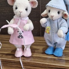 Мышки-малышки   в стиле Тедди "Спокойной ночи"