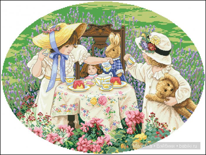 Полуденный чай! Куклы Линды Рик (фото 7)