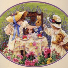 Полуденный чай! Куклы Линды Рик