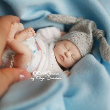 Георгий и Маруся. Младенцы ООАК Ольги Соколовой