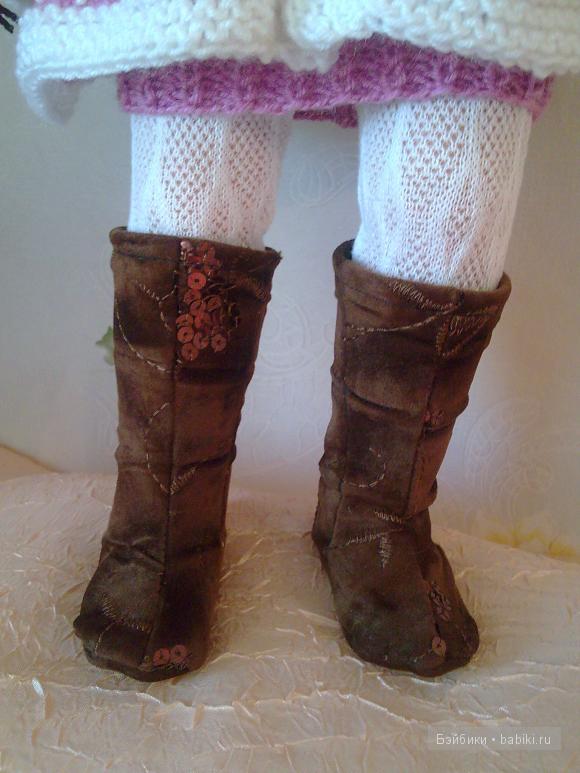 Наряд для снегурочки — Одежда и обувь для кукол своими руками: фото (фото 8)