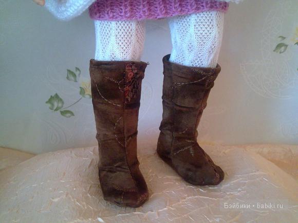 Наряд для снегурочки — Одежда и обувь для кукол своими руками: фото (фото 7)