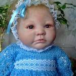 Новая вязалочка для малышки-реборн