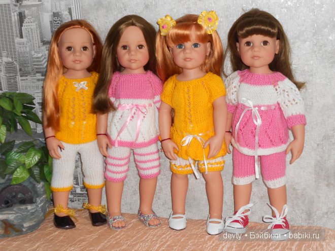 Мои вязалочки для готц — Одежда и обувь для кукол своими руками: фото