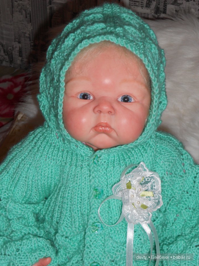 Теплые наряды для реборняток (фото 5)