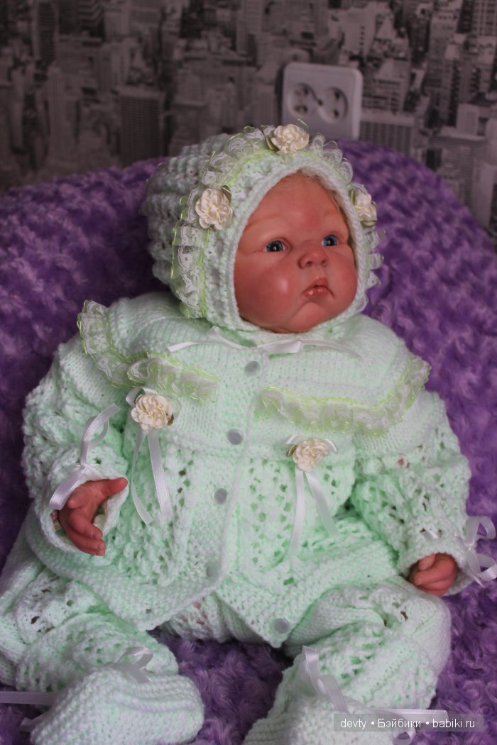 Комплект для малышки — Одежда и обувь для кукол своими руками: фото (фото 6)