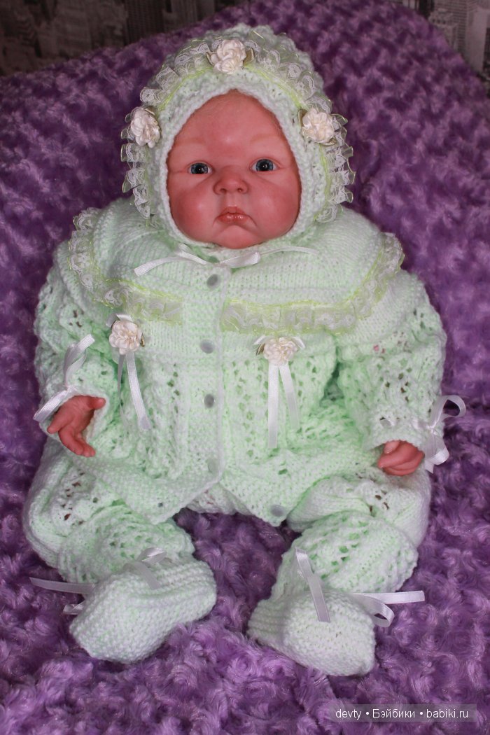 Комплект для малышки — Одежда и обувь для кукол своими руками: фото (фото 5)