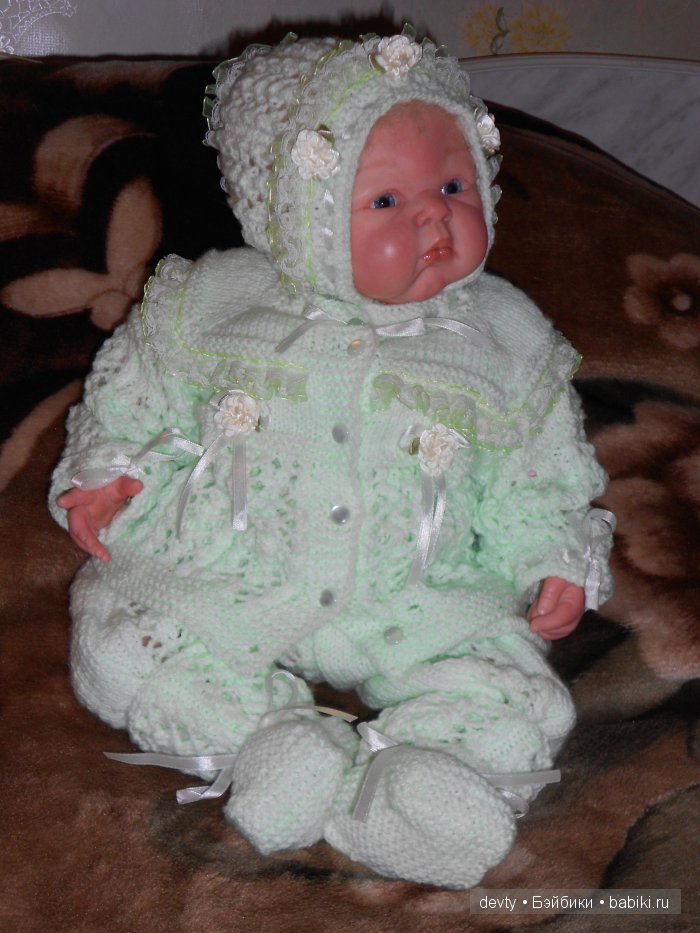 Комплект для малышки — Одежда и обувь для кукол своими руками: фото (фото 9)