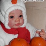 Новогодний подарочек. Кукла реборн Шутовой Анны