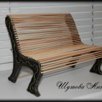 Парковая лавочка. Мастер-класс