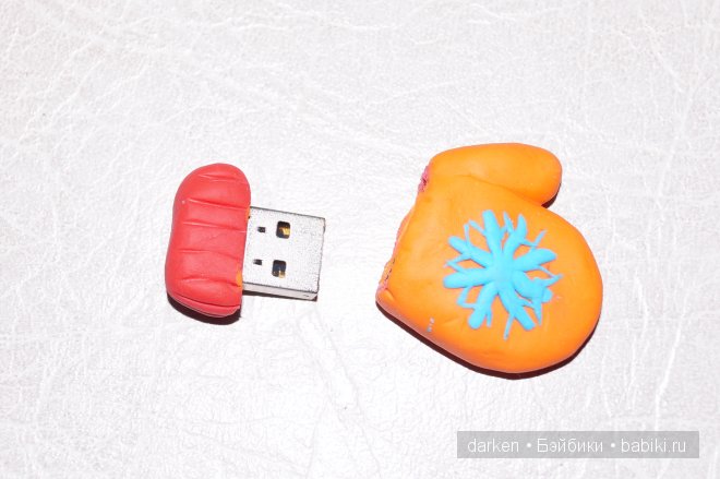 Флешки из полимерной глины