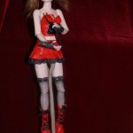 Авторская шарнирная кукла Чертовка