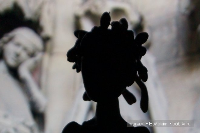 Медуза горгона, авторская шарнирная кукла Светланы Кузнецовой