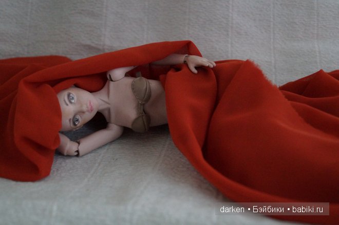 Фанатка Silent Hill или подруга пирамидоголового. Авторская шарнирная кукла (фото 5)