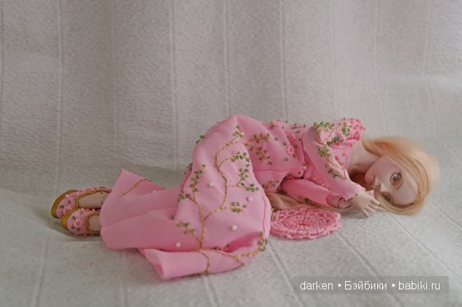 Весна. Авторская шарнирная кукла Светланы Кузнецовой (фото 4)