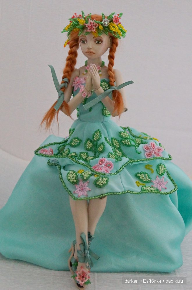 Лето. Авторская шарнирная кукла Светланы Кузнецовой (фото 9)