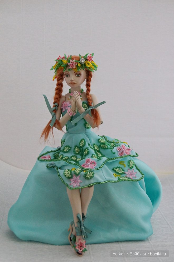 Лето. Авторская шарнирная кукла Светланы Кузнецовой (фото 8)