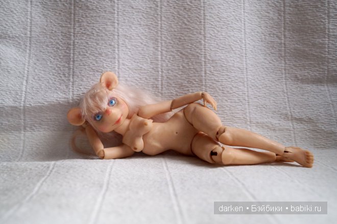 Авторские шарнирные куклы Светланы Кузнецовой. Мышь (фото 2)