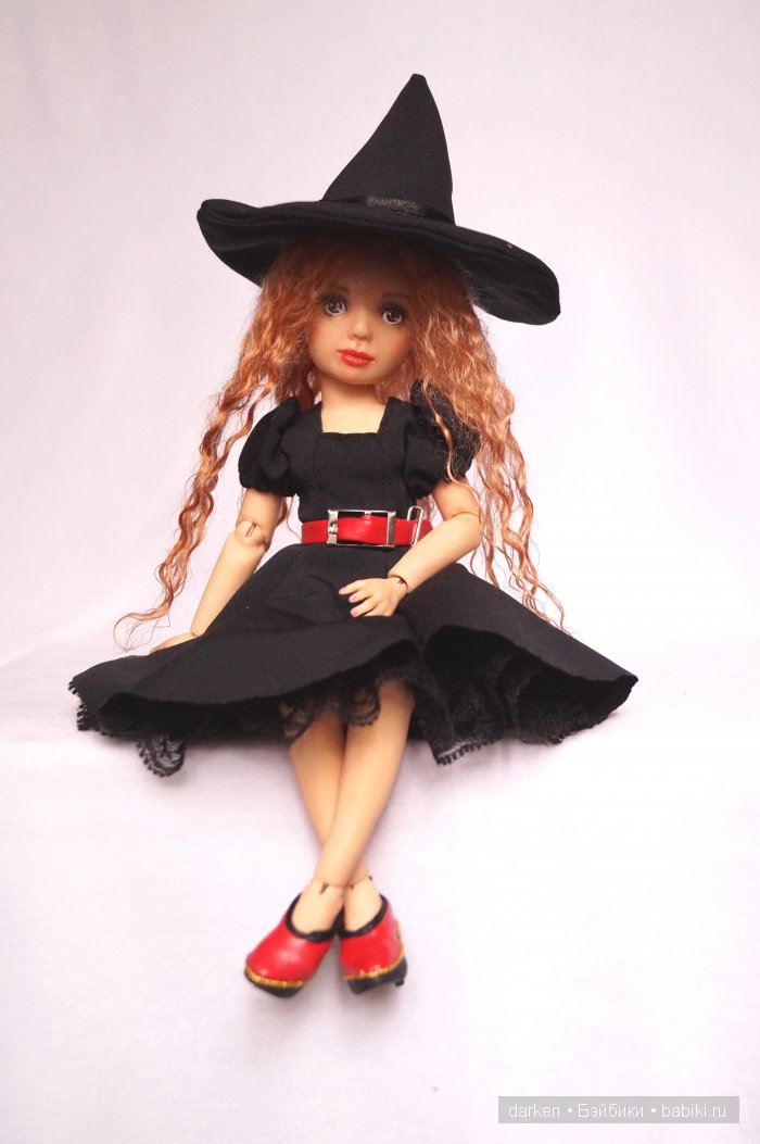 Ведьма. Шарнирная кукла Светланы Кузнецовой (фото 3)