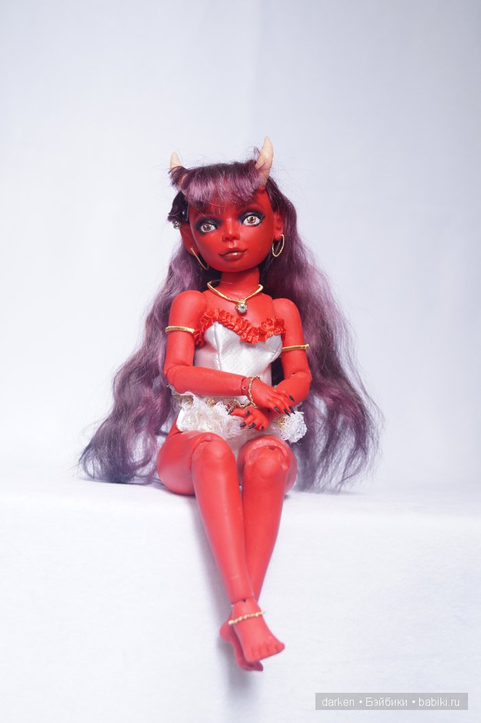 Демонесса. Авторская шарнирная кукла Кузнецовой Светланы | Бэйбики Демонесса. Авторская шарнирная кукла Кузнецовой Светланы